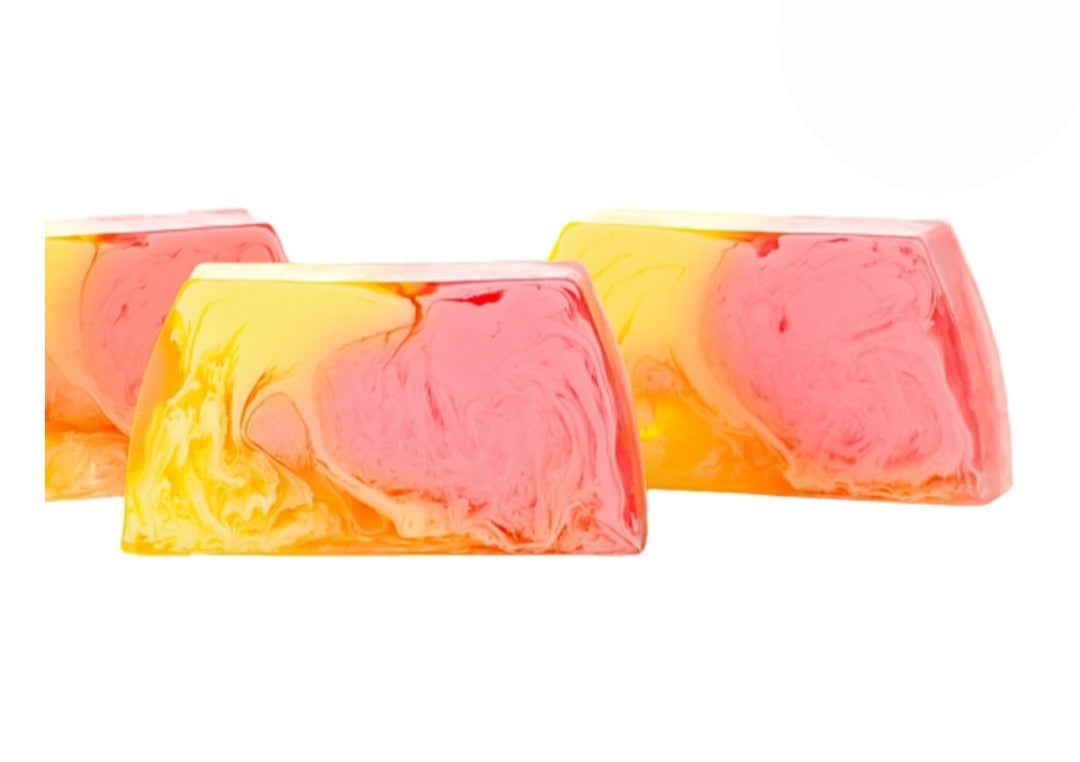 Tranche de savon glycérine SMILEY APPLE