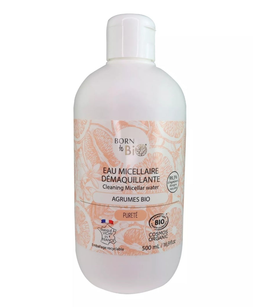 Eau micellaire Peaux mixtes à grasses Agrumes Bio - Certifiée Bio