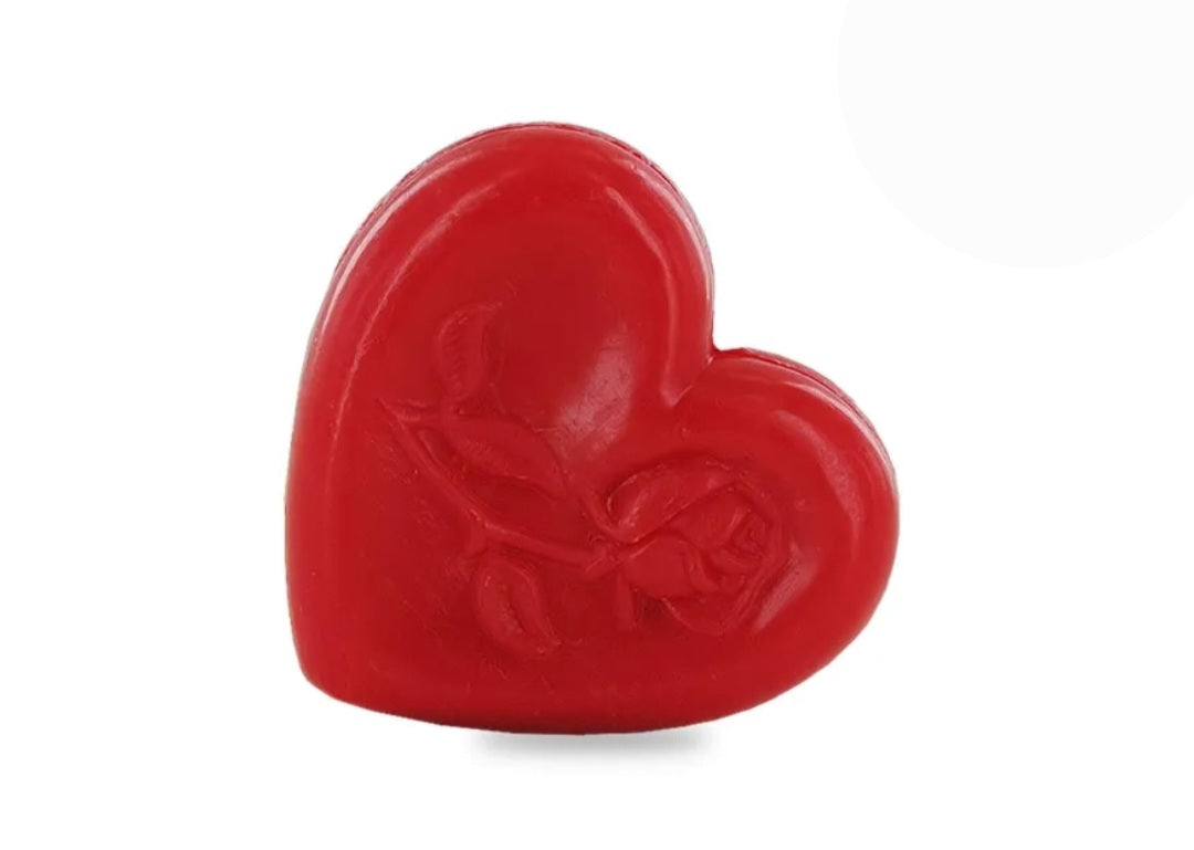 Savons Coeur rouge