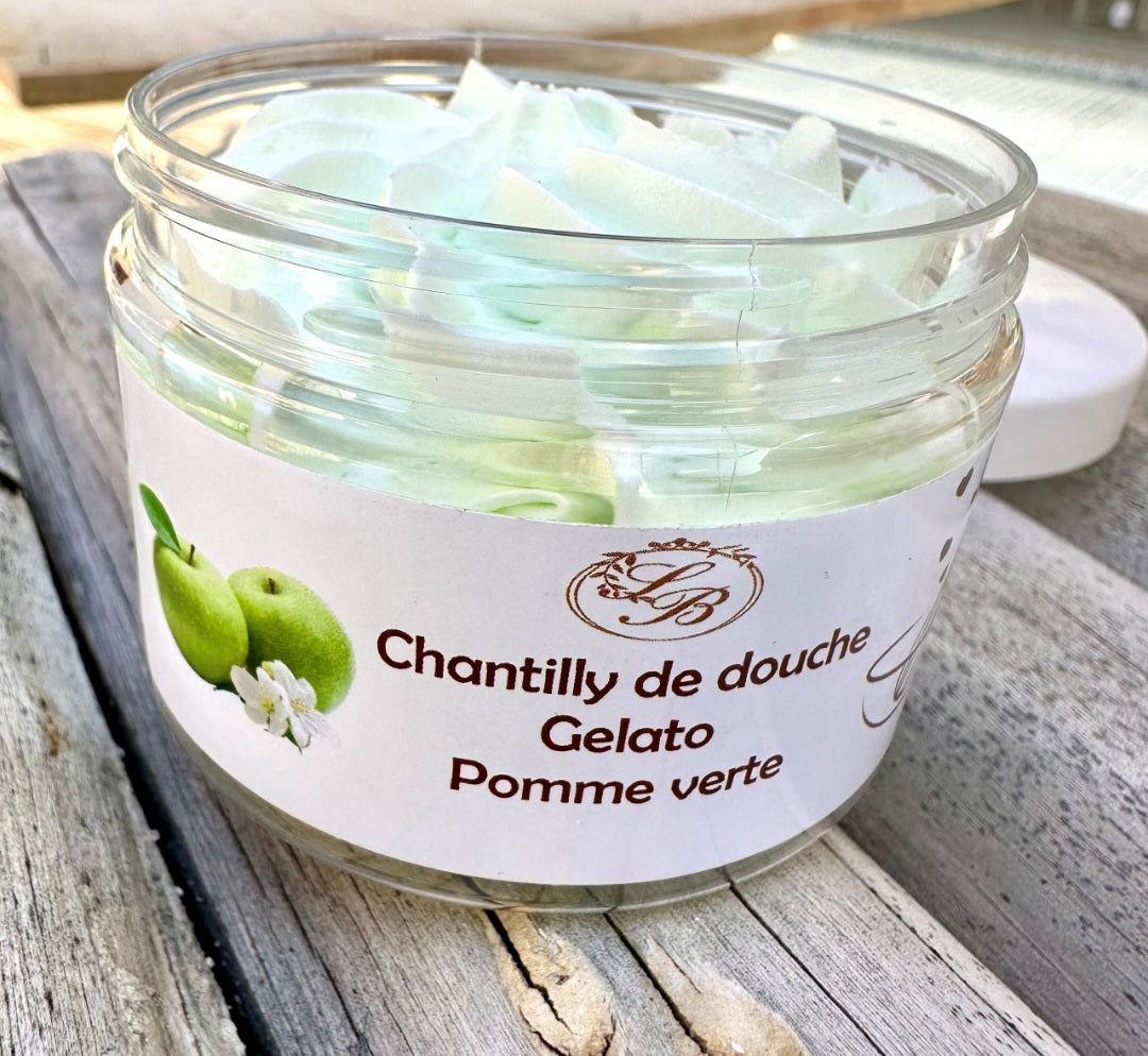 Chantilly de douche POMME VERTE