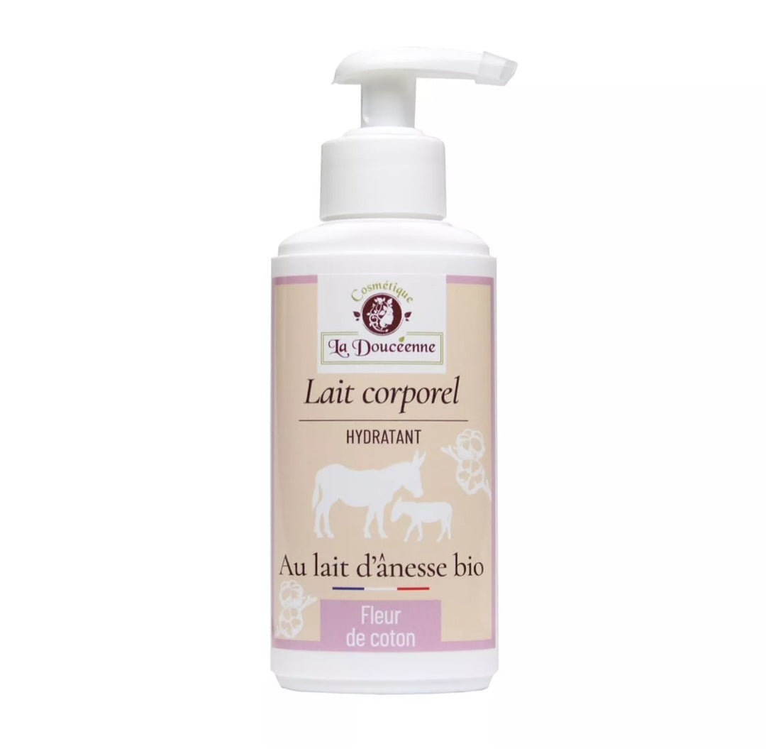 Lait corporel hydratant au lait d'ânesse BIO