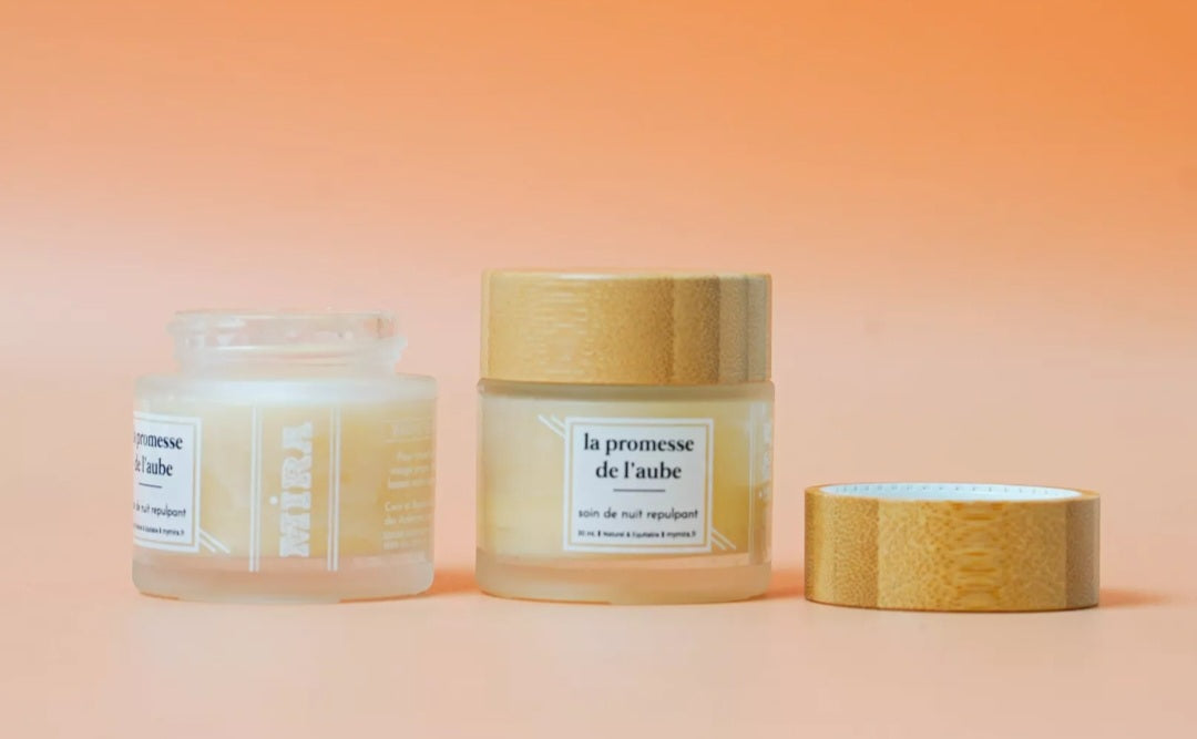 La Promesse de L'aube - Baume de nuit repulpant à l'huile de cocon, baobab et huile essentielle de pamplemousse - Visage - Réparateur, régénérant, fini non gras