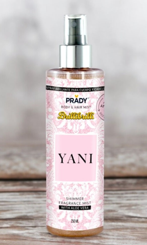 BRUME SCINTILLANTE CORPS ET CHEVEUX PRADY YANI YARA
