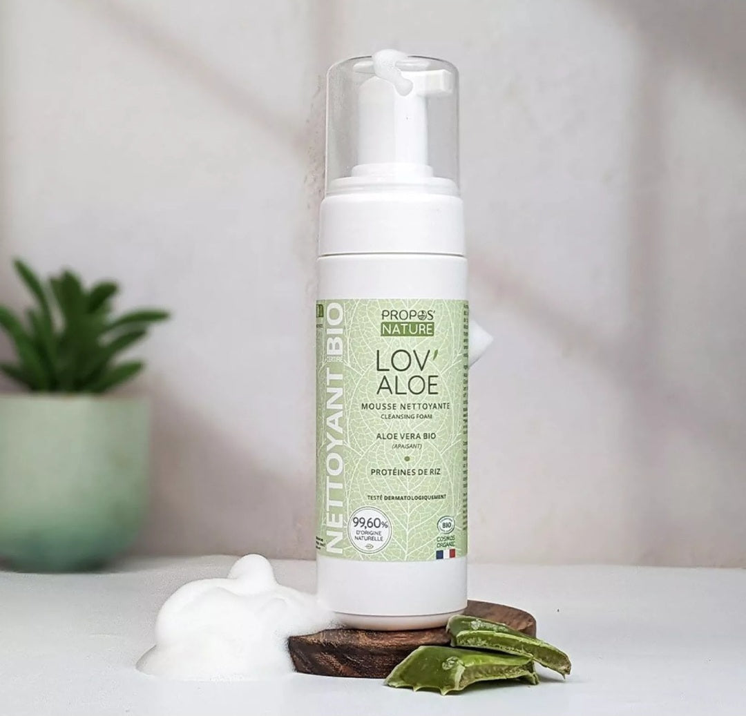 Mousse Nettoyante Bio Lov'Aloe - Aloe Vera