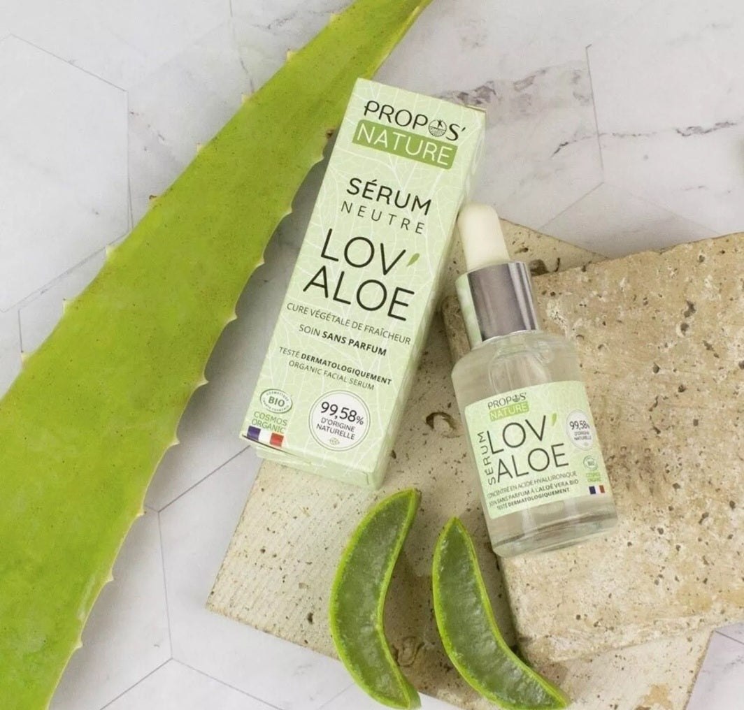 SERUM NEUTRE LOV'ALOE BIO - ALOE VERA & ACIDE HYALURONIQUE