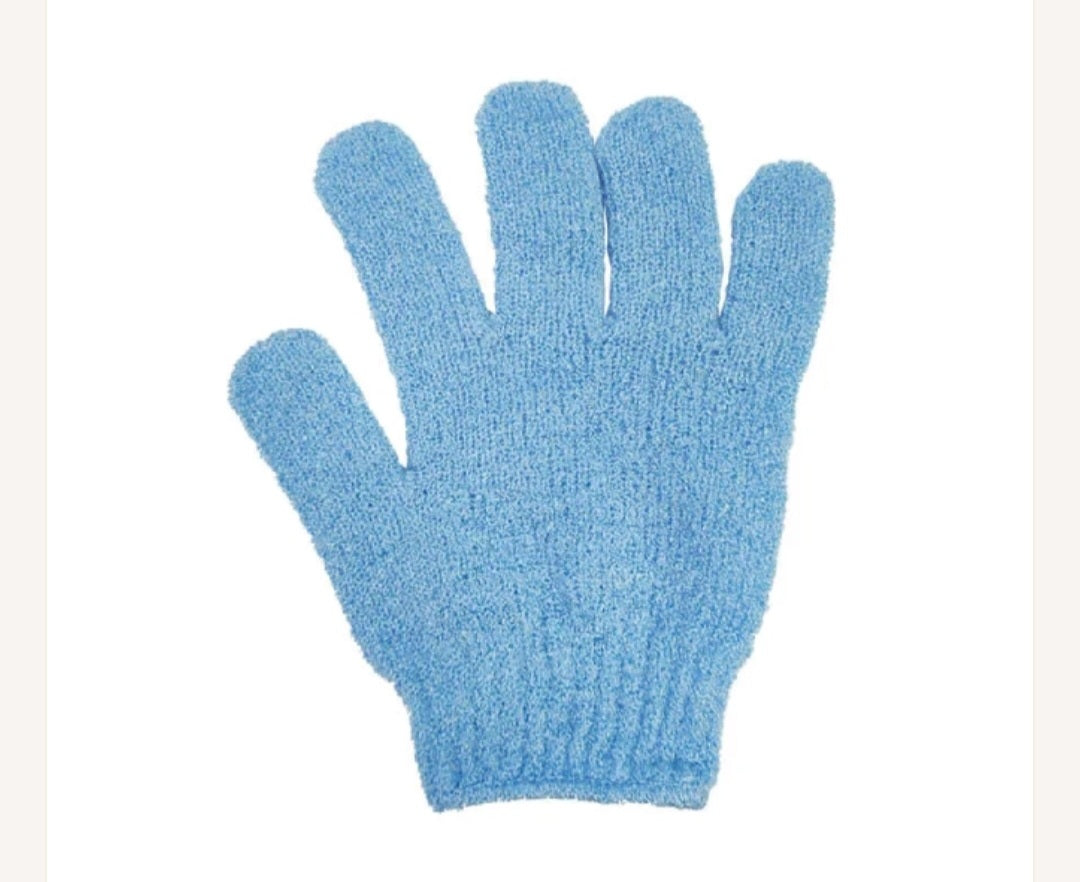 Gant de gommage BLEU