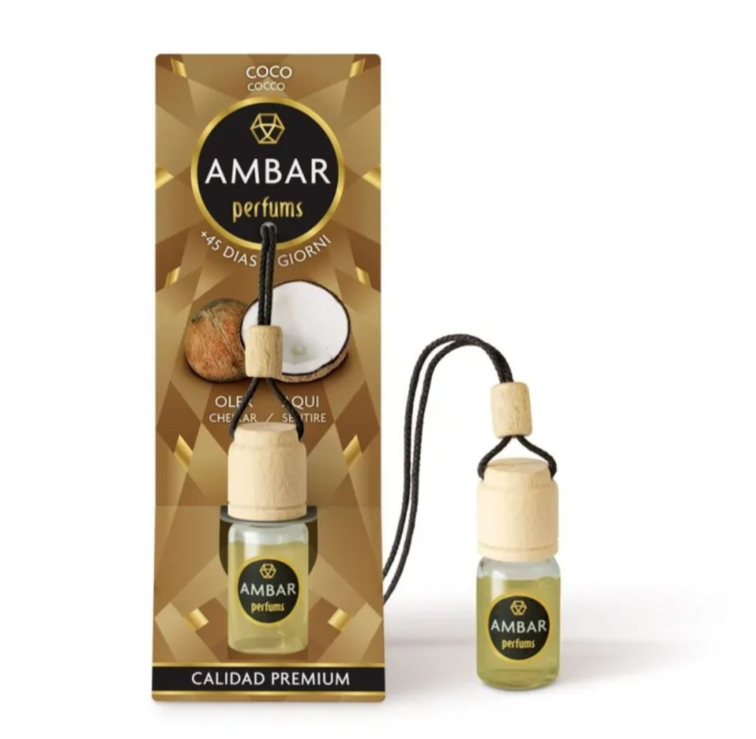 DÉSODORISANT VOITURE AMBAR COCO