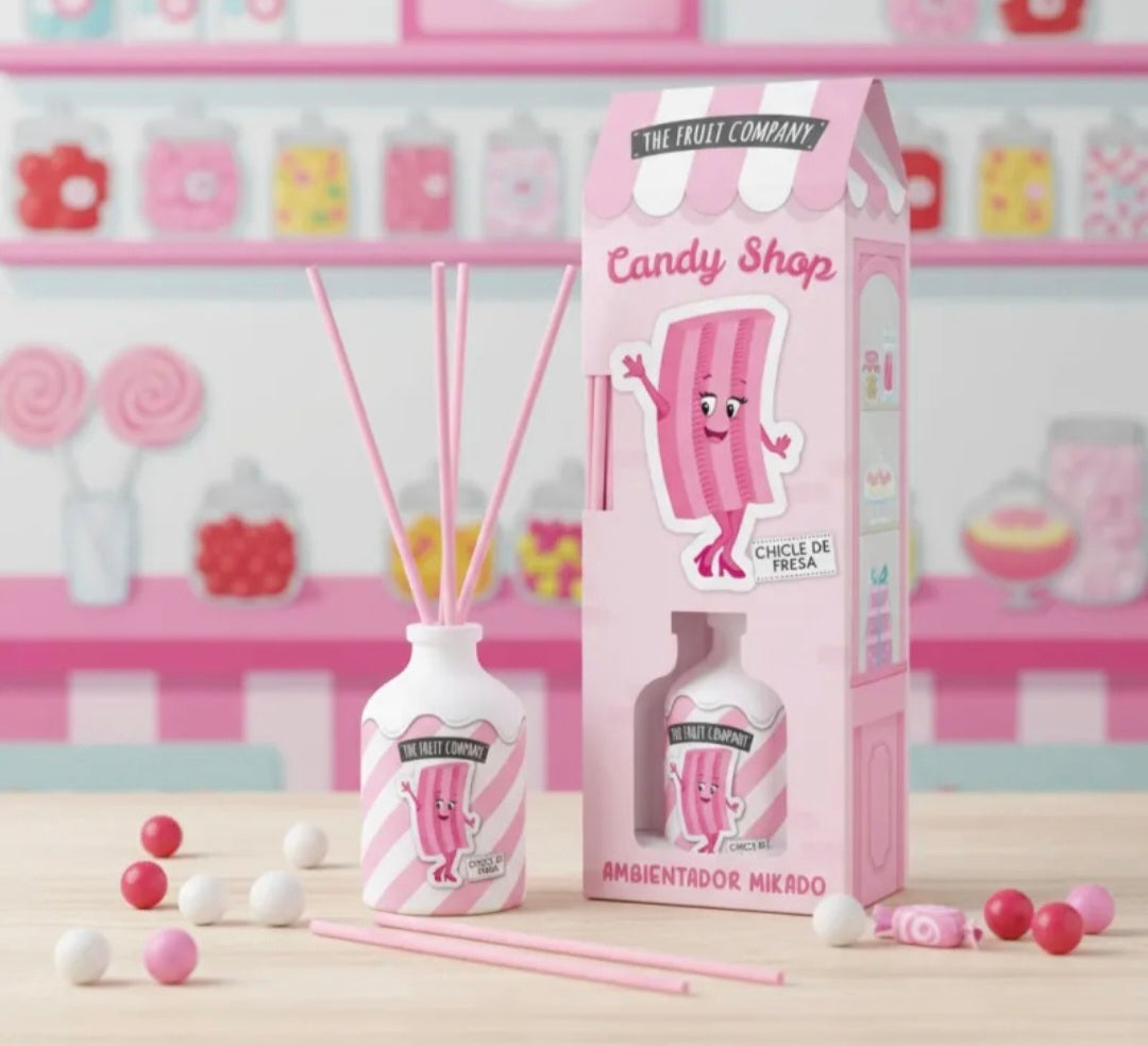 Mikado Chewing Gum Fraise "Candy Shop" 40ML