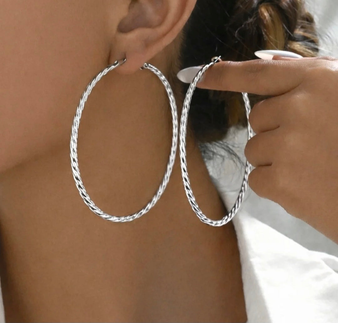 Boucle d'oreille CHELSSY ARGENT