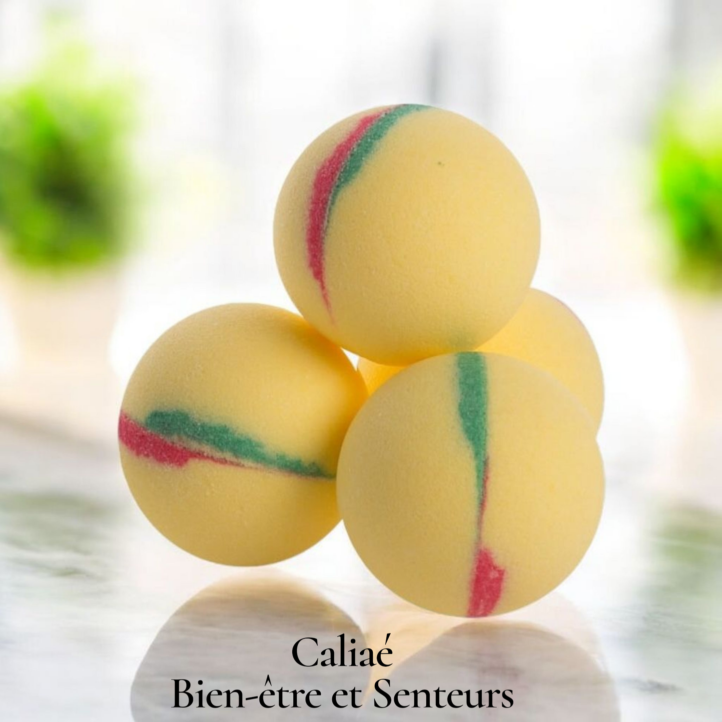 Boule effervescente  parfum "Mangue