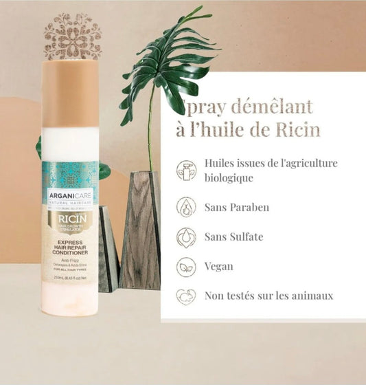 Spray démêlant express sans-rinçage - Ricin