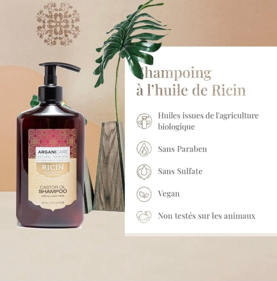 Shampoing accélérateur de croissance - Ricin