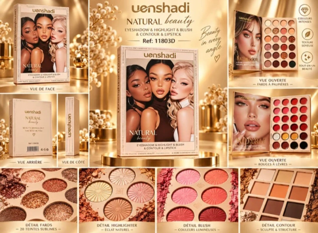 Coffret Maquillage Beauté Naturelle - 73 teintes