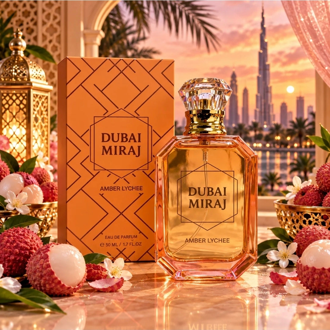 Eau de Parfum 50ML Amber Lychee - Dubai Miraj