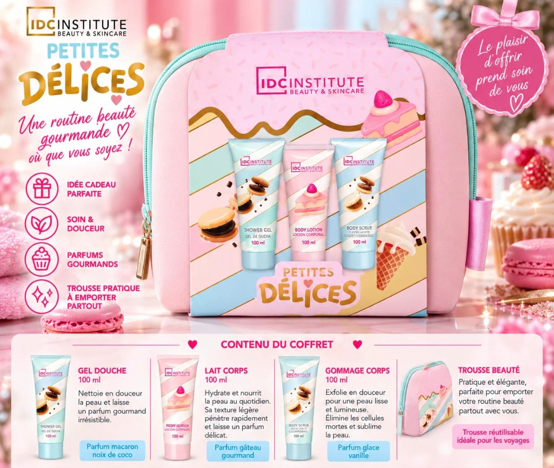 Coffret Petites Délices avec trousse beauté