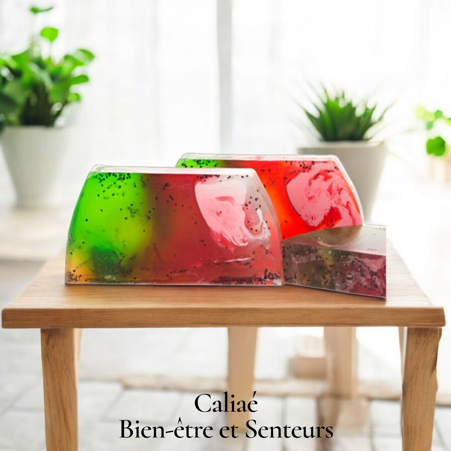 Tranche de savon glycérine PASTEQUE