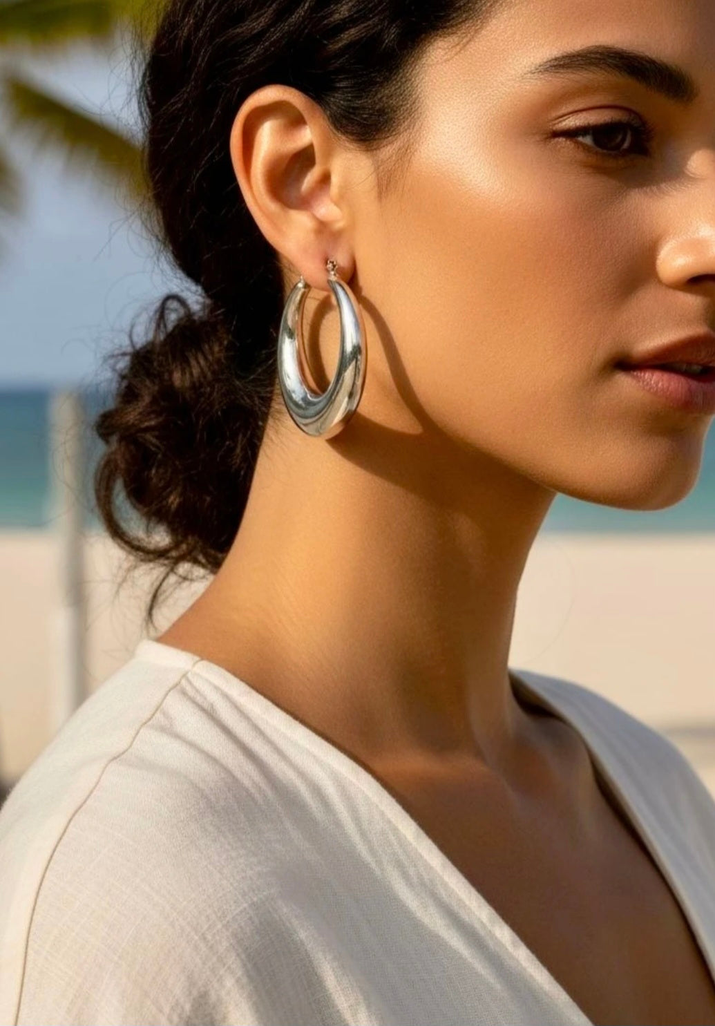 Boucle d'oreille ALMA ARGENT