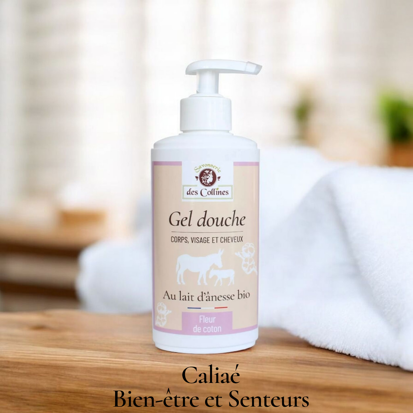 Gel douche lait d'ânesse parfum douceur