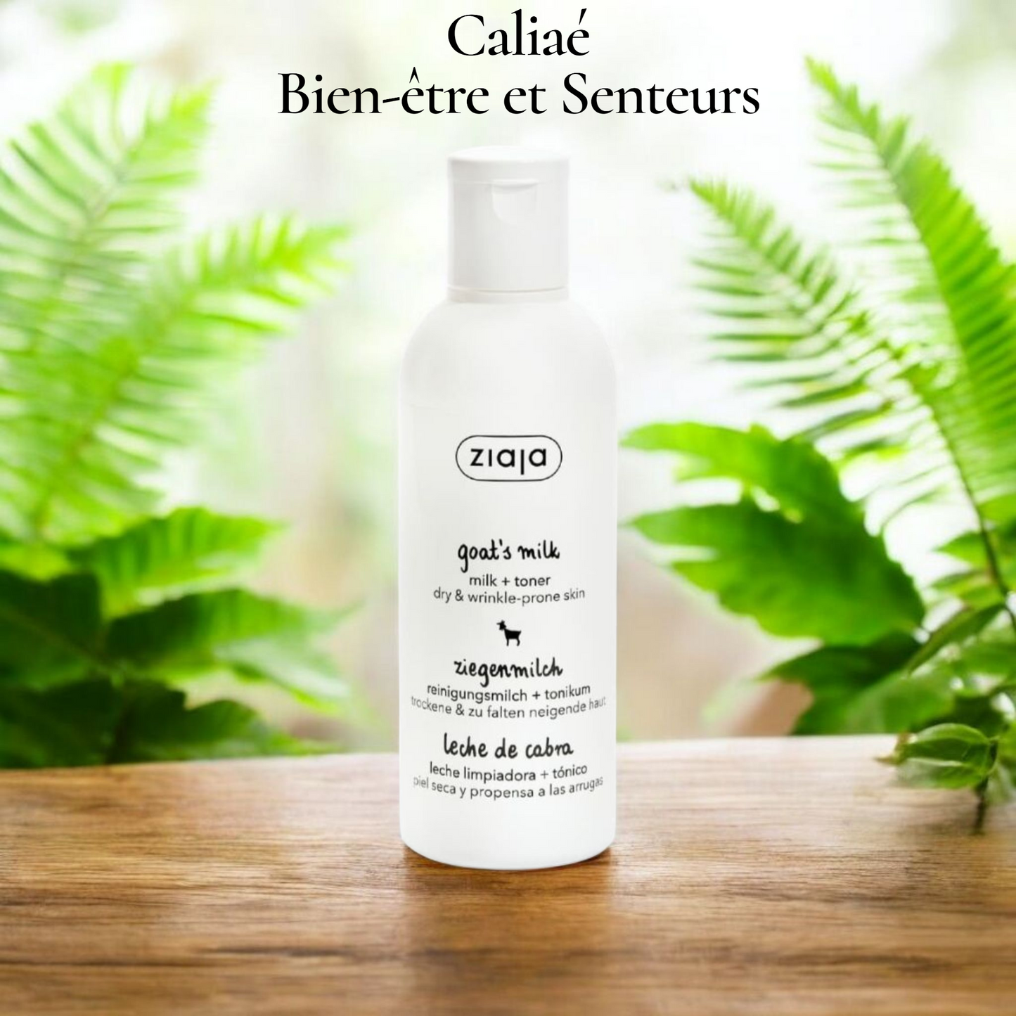 lait nettoyant + tonique au lait de chèvre