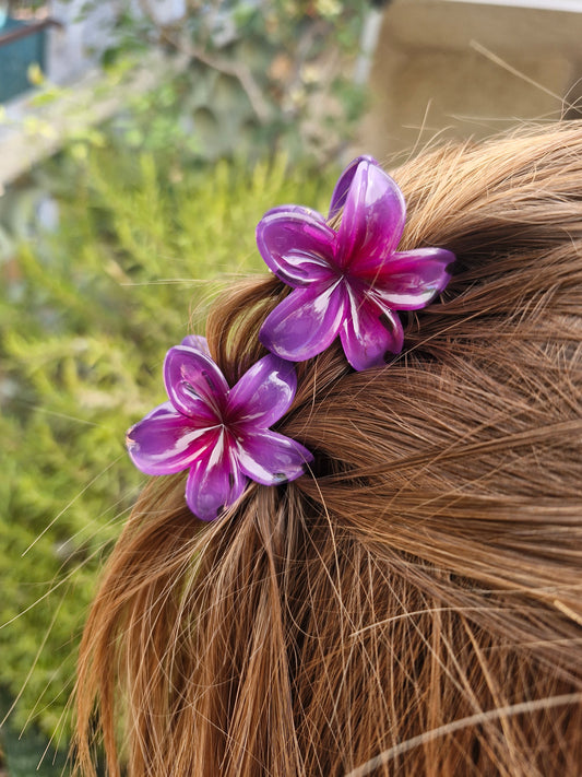 Petite pince fleur VIOLETTE