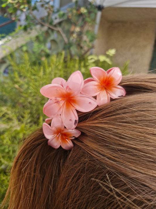 Grande pince fleur ROSE CLAIR