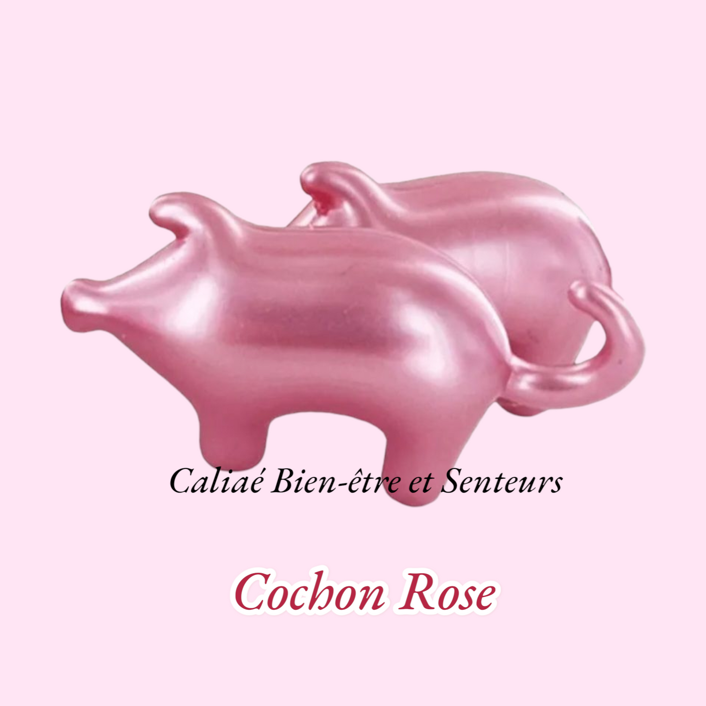 Perle de bain cochon parfum rose