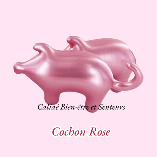 Perle de bain cochon parfum rose