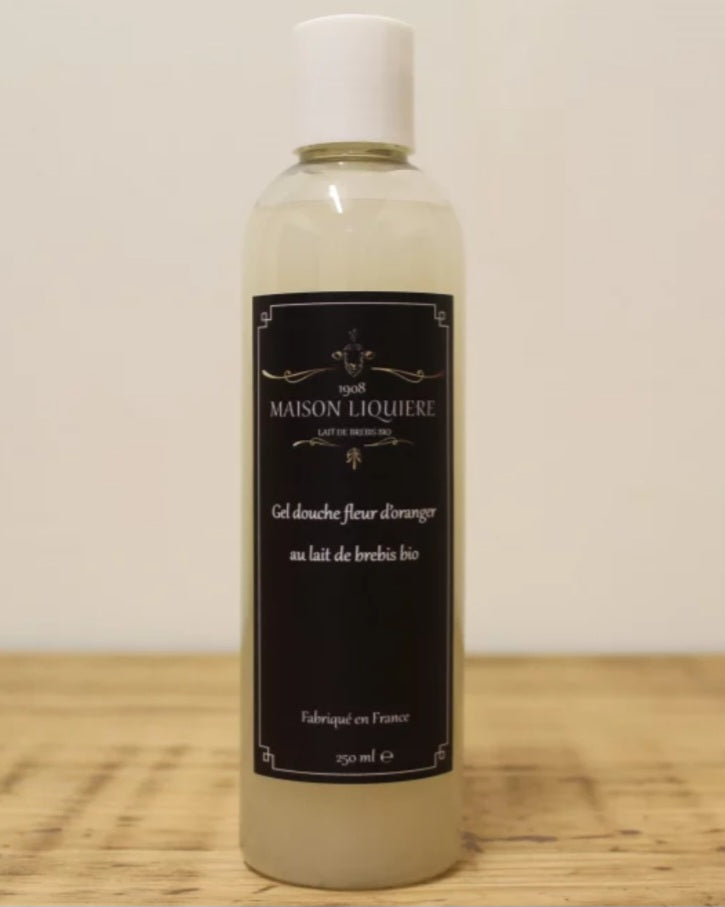 Gel douche fleur d’oranger au lait de brebis bio