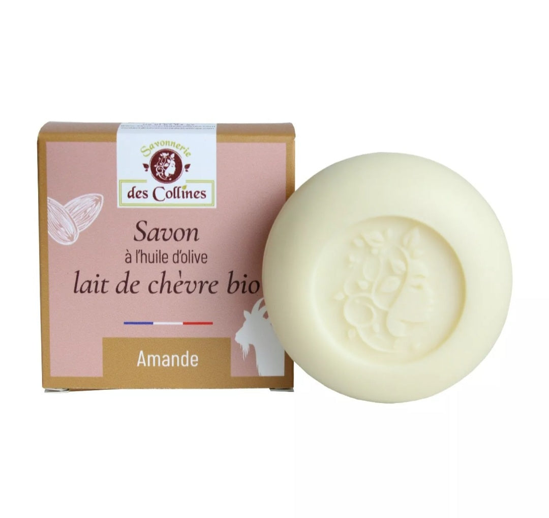 Savon lait de chèvre Amande