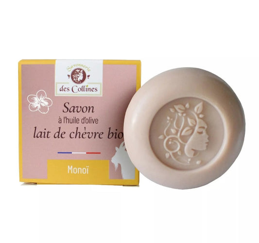 Savon lait de chèvre parfum Monoï