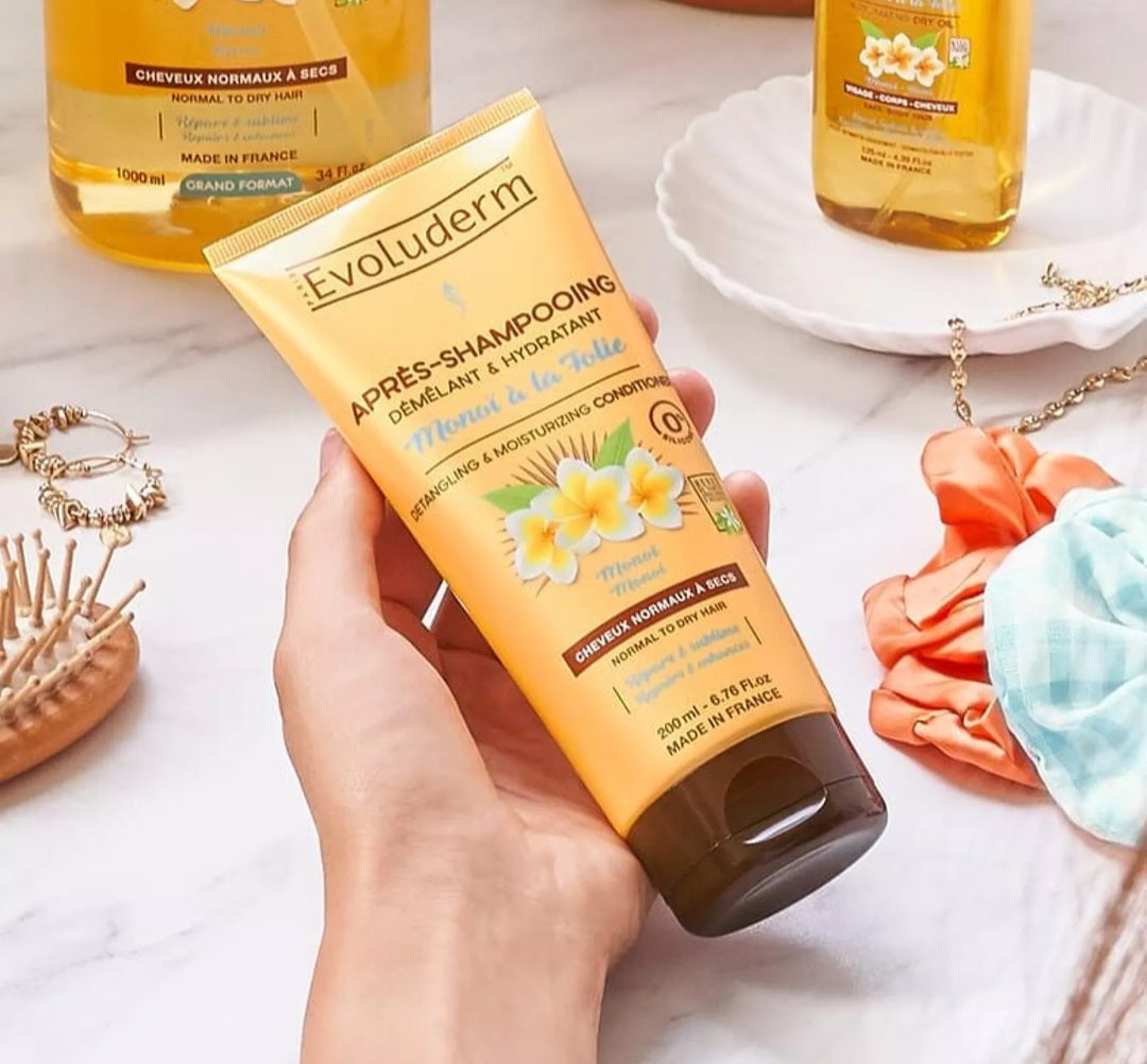 Après-Shampoing Démêlant & Hydratant Monoï à la Folie