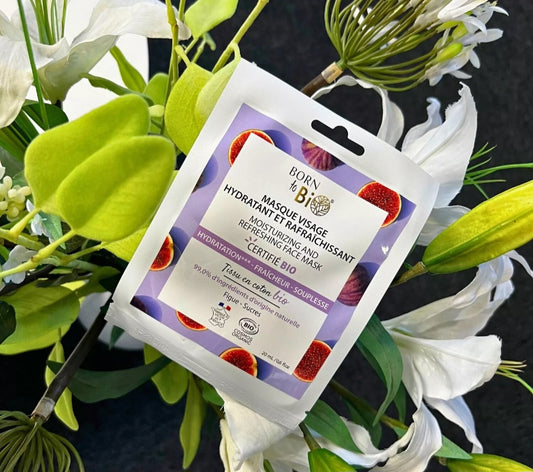 Masque visage Hydratant et Rafraîchissant en coton - Certifié Bio