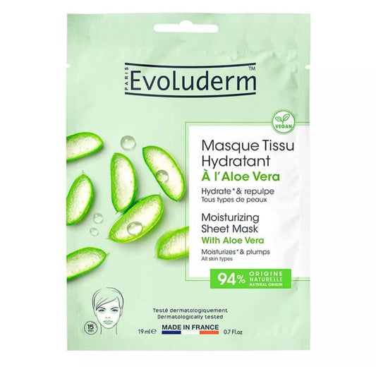 Masque Tissu Hydratant à l'Aloe Vera