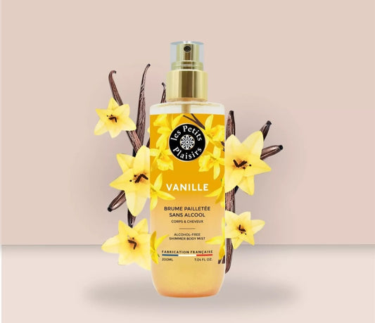 BRUME PARFUMÉE PAILLETÉE - "Vanille" - Sans Alcool (200ml)
