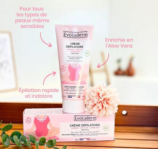 Crème Dépilatoire Jambes - Maillot -Aisselles