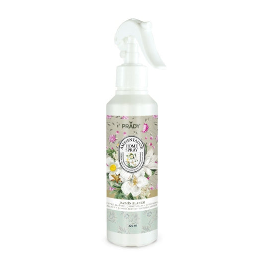 SPRAY D'AMBIANCE MAISON TISSU ET VOITURE  JASMIN BLANC