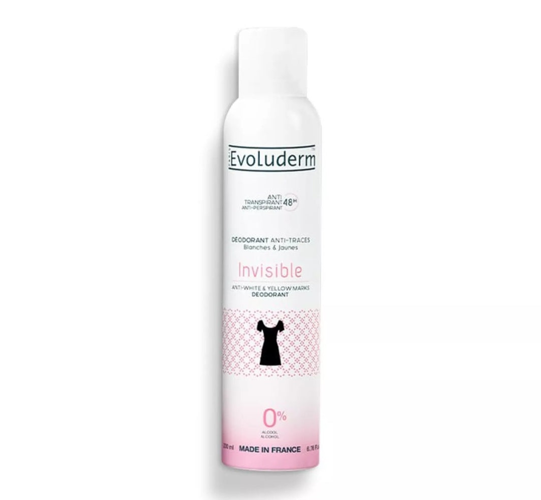 Déodorant Anti-Transpirant 48H Anti-Traces Blanches & Jaunes Invisible