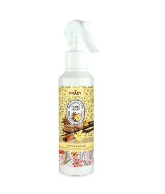 SPRAY D'AMBIANCE MAISON, TISSU ET VOITURE CANNELLE VANILLE 220ML