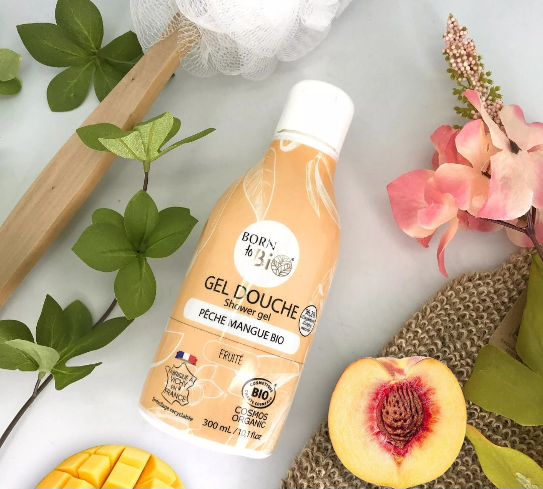 Gel douche Pèche Mangue - Certifié Bio
