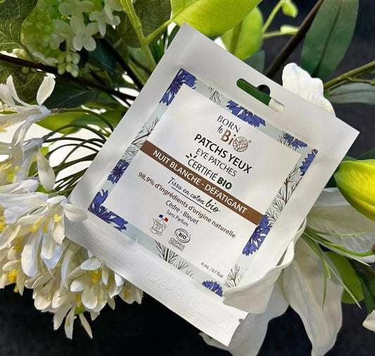 Patchs pour les yeux Nuit Blanche en coton - Certifiés Bio