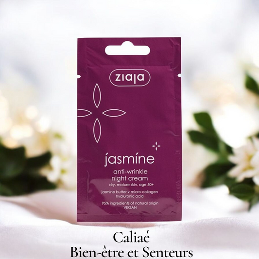crème de nuit anti-rides au jasmin