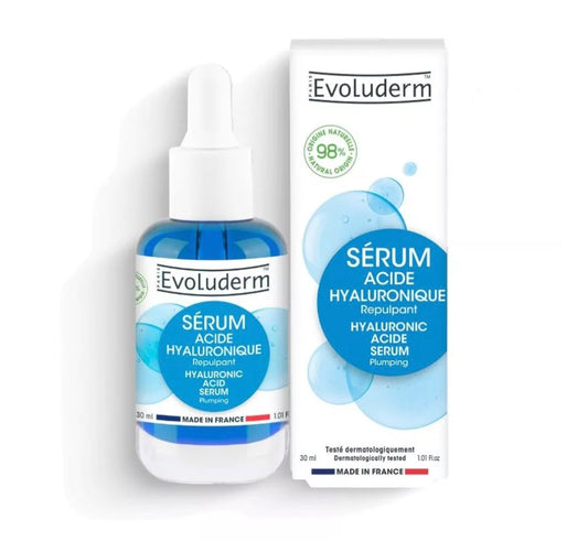 Sérum Acide Hyaluronique - 30ml - 98% d'Ingrédients d'Origine Naturelle