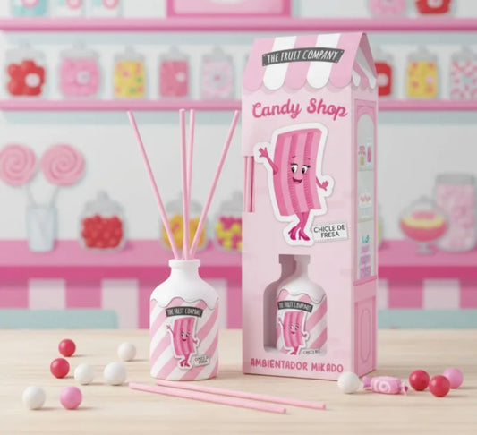 Mikado Chewing Gum Fraise "Candy Shop" 40ML