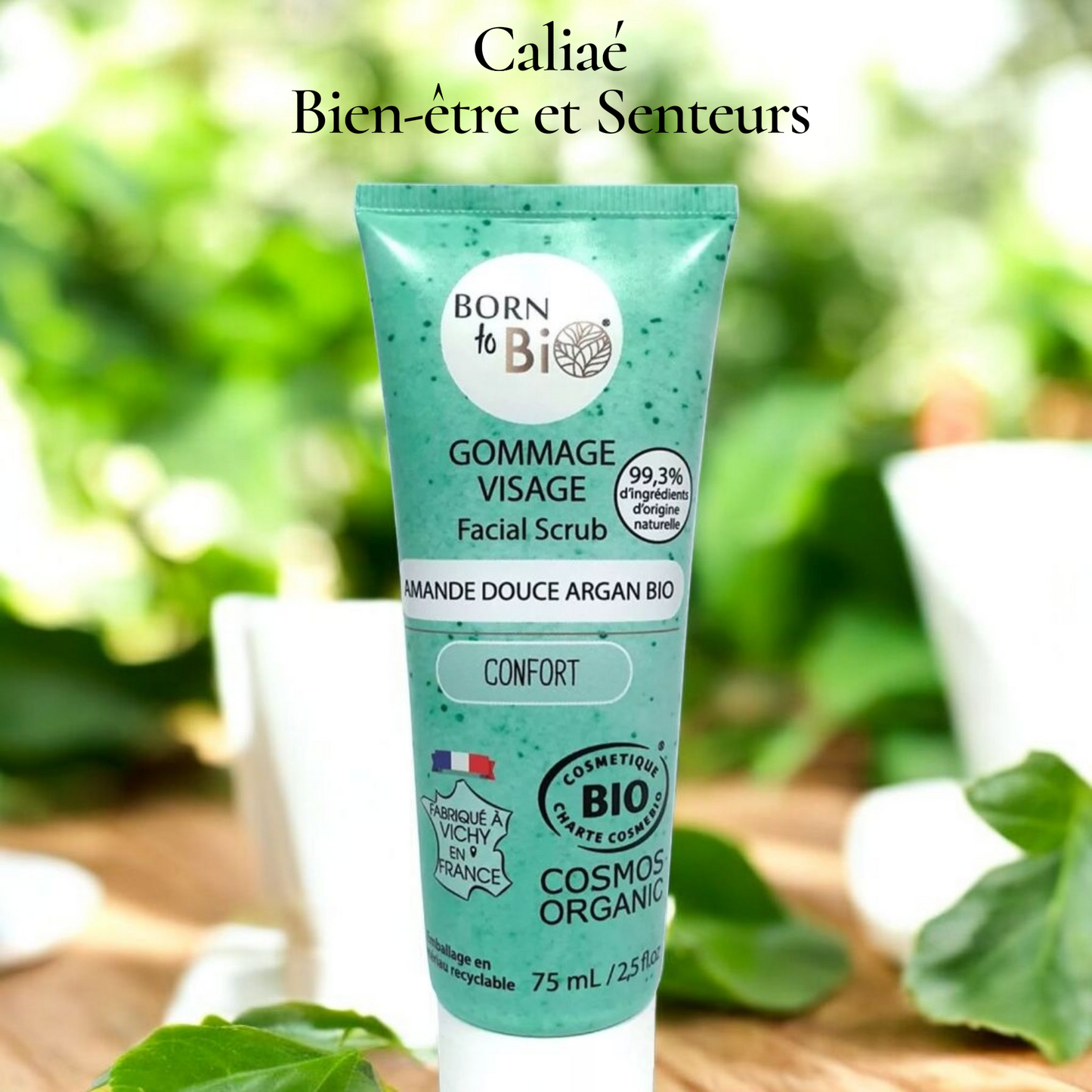 Gommage visage Peaux normales à sèches Amande douce Argan