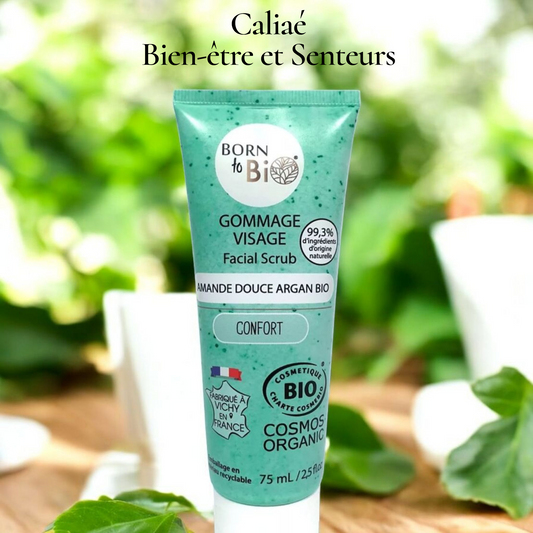 Gommage visage Peaux normales à sèches Amande douce Argan