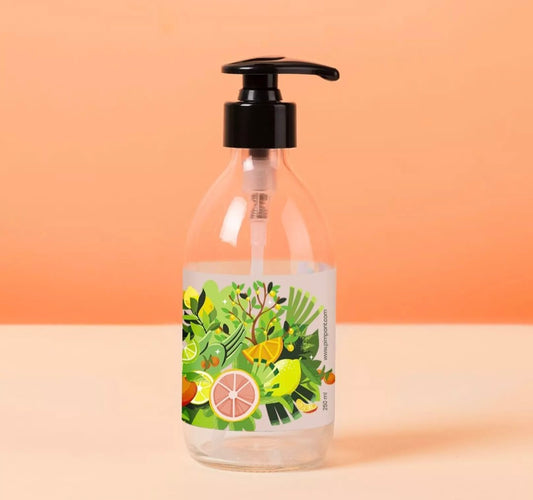 Bouteille Liquide Vaisselle Décor Agrumes 250ml