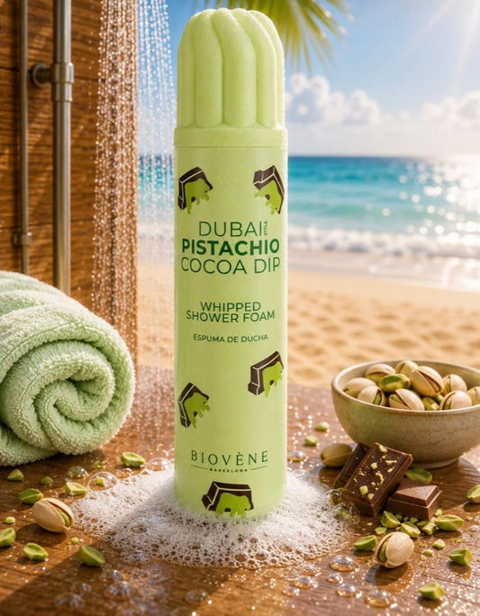 Mousse de Douche Dubai pistache & cacao