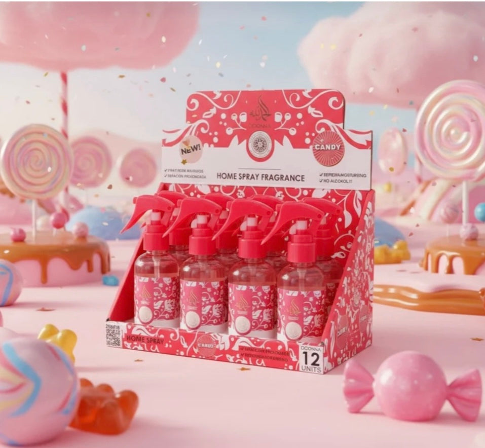 Spray d'ambiance maison & tissu Yara Candy