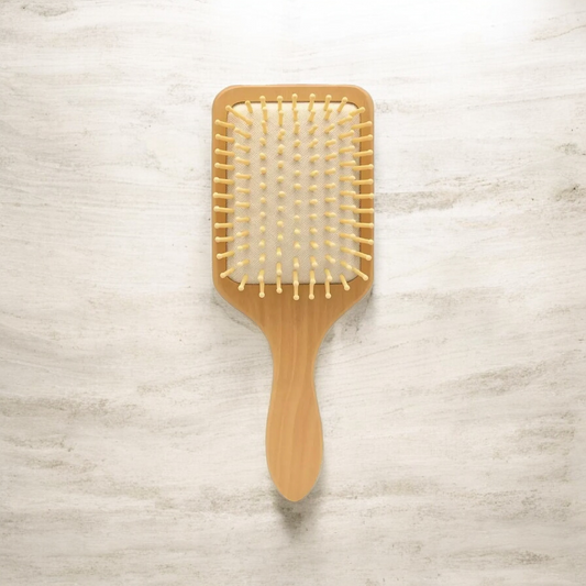 Brosse Bois de Lotus – Picots Bambou Blancs