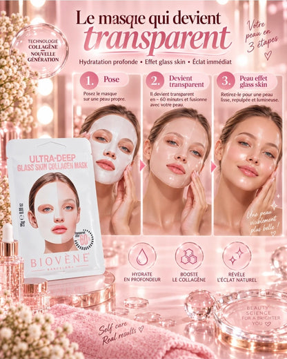 🌸 Masque Visage Collagène Ultra-Deep Glass Skin